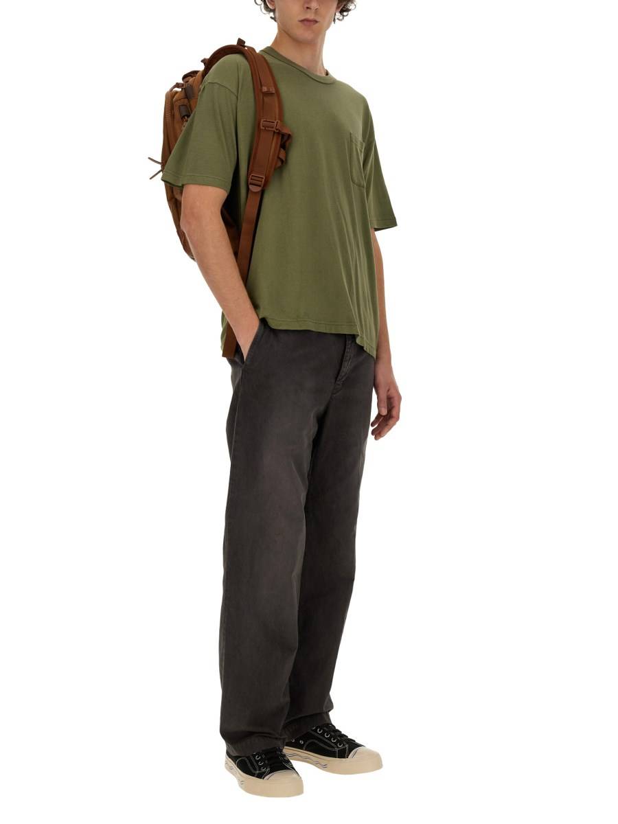 VISVIM T-SHIRT IN COTONE E SETA Nuovo