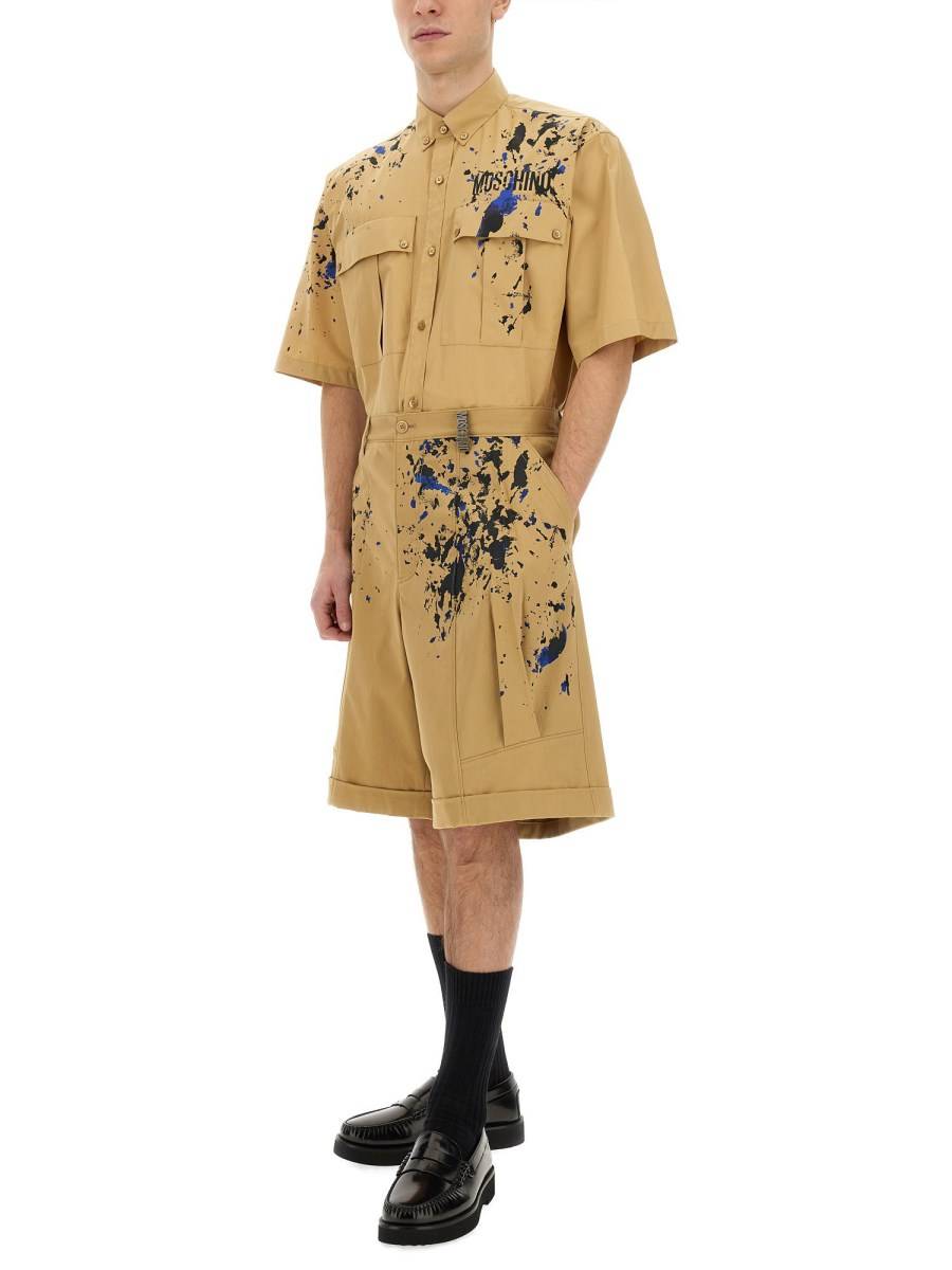 MOSCHINO BERMUDA CARGO IN COTONE Affare Del Giorno