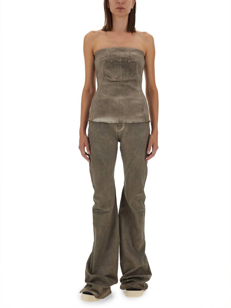 RICK OWENS DRKSHDW TOP BUSTIER Offerta