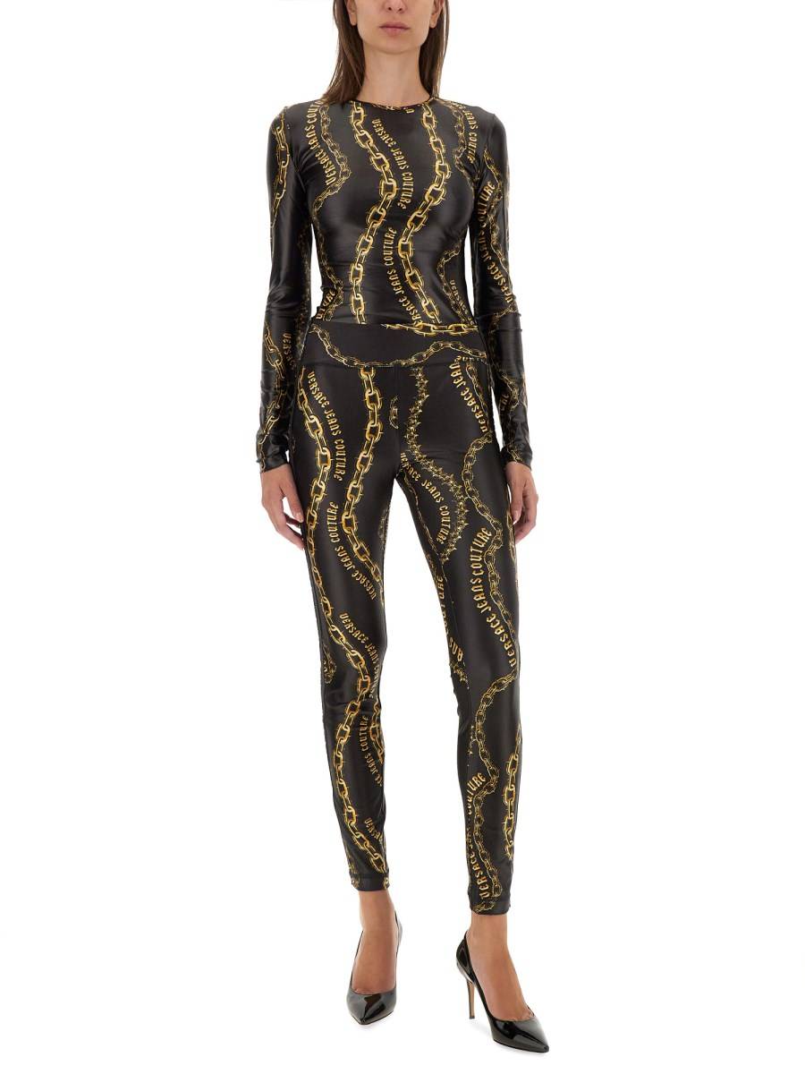 VERSACE JEANS COUTURE BODY IN RETE CHAIN COUTURE Vendite Flash