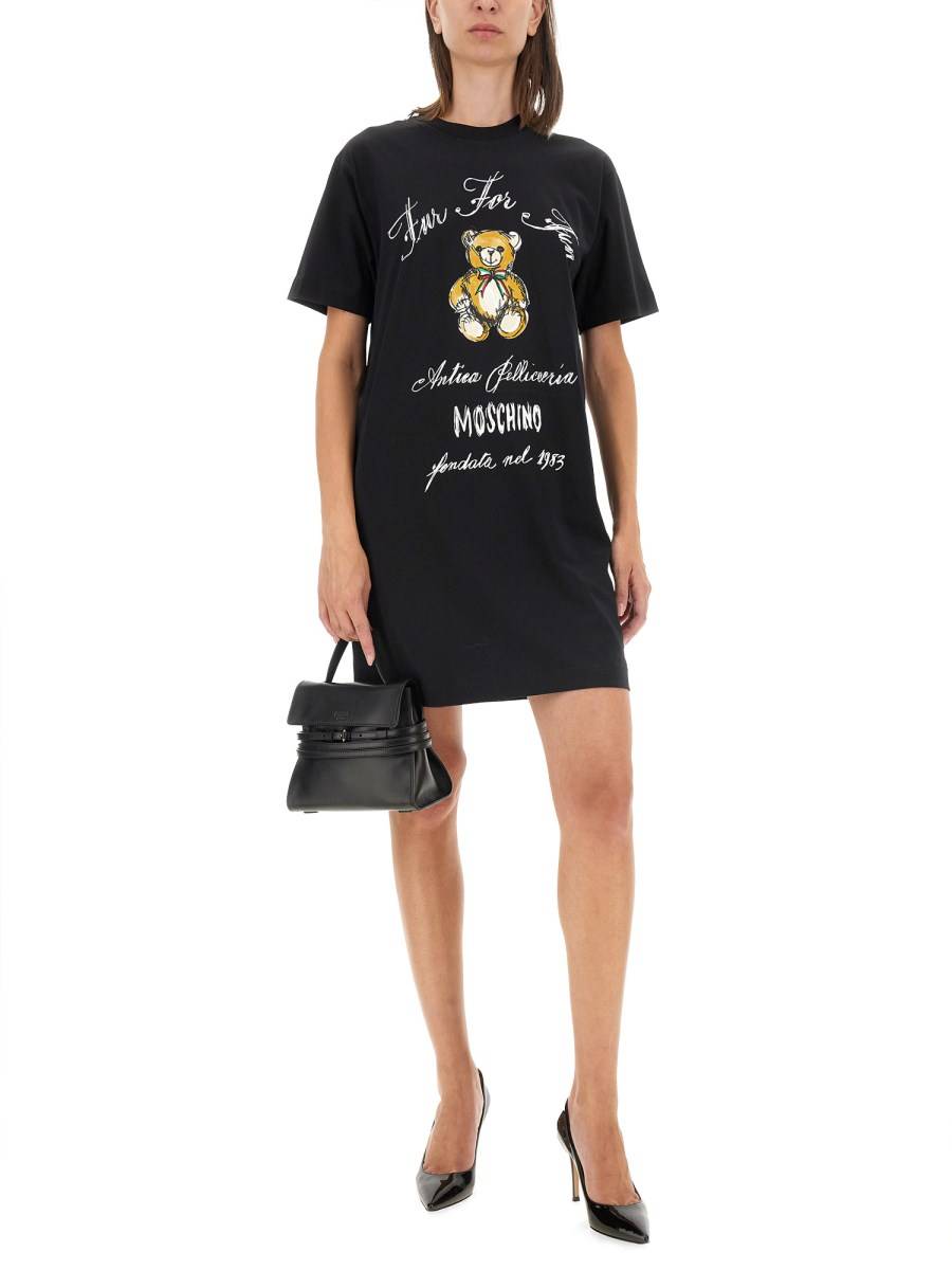 MOSCHINO ABITO IN COTONE CON LOGO Offerta Giorno del Papà