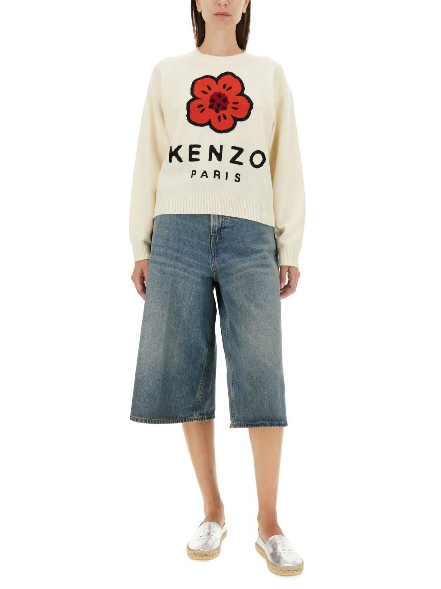 KENZO FELPA DI LANA BOKE FLOWER Rilascio limitato