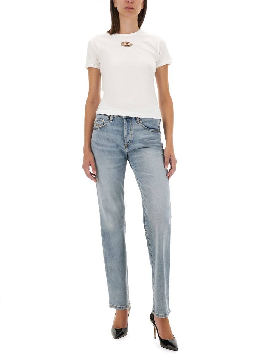 DIESEL T-SHIRT IN JERSEY DI COTONE CON LOGO Limitato a 3 giorni