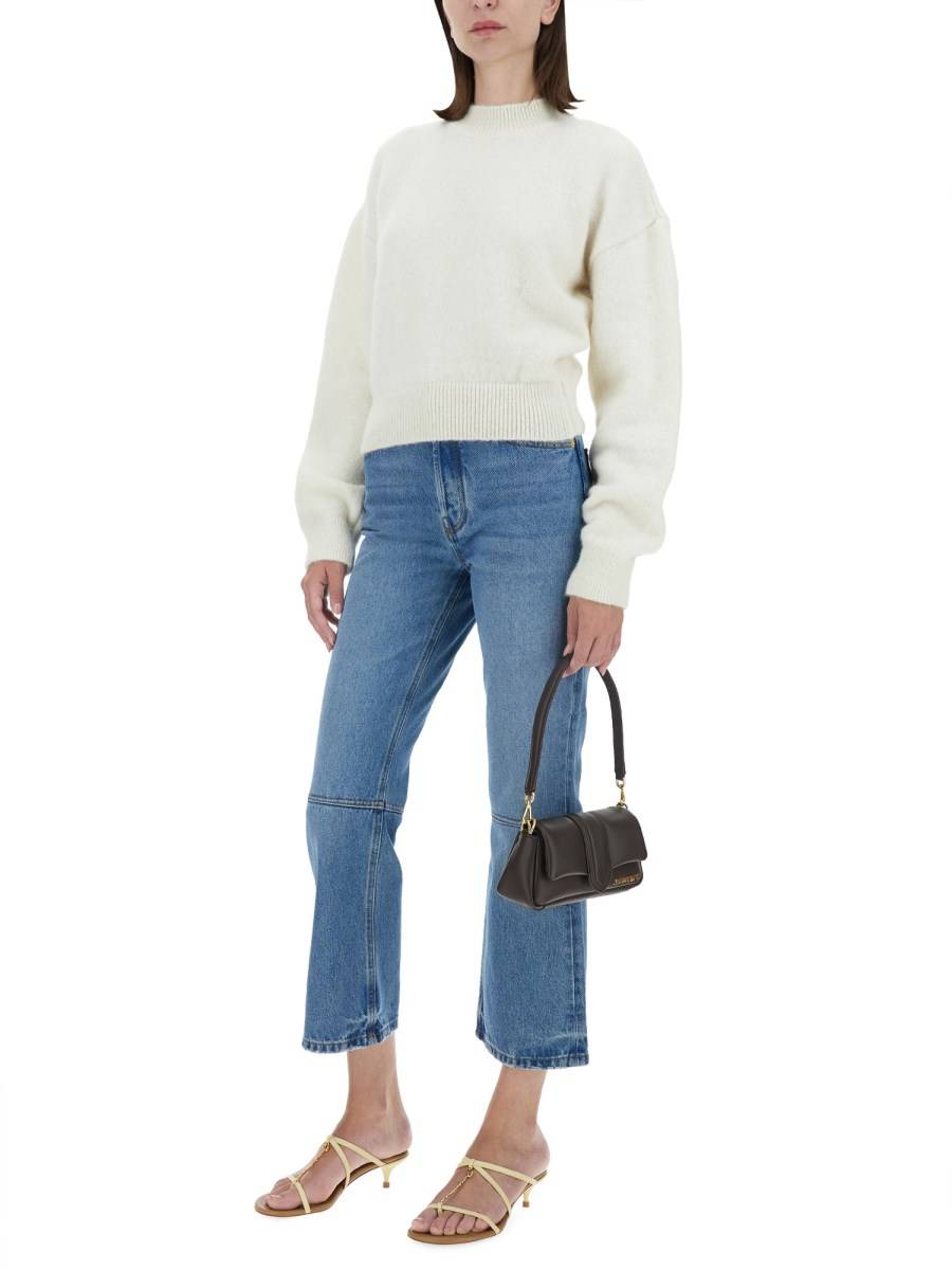 JACQUEMUS JEANS "LE DE-NÎMES COURT" IN DENIM Saldi