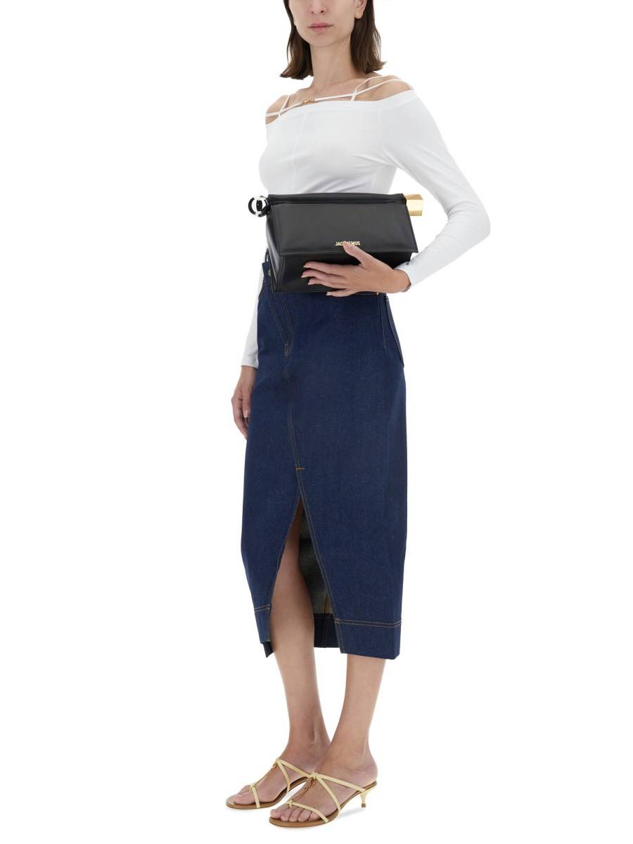 JACQUEMUS GONNA "DE-NÎMES" IN DENIM Vendita Calda