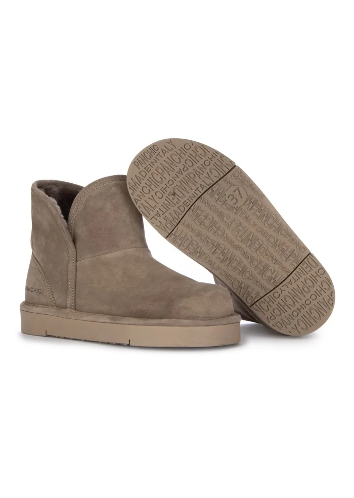 PANCHIC | STIVALETTI BASSI CAMOSCIO GRIGIO Pezzi Unici