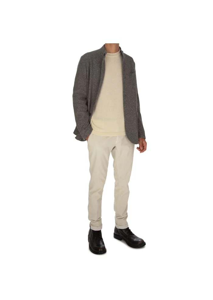 WOOL & CO | MAGLIONE GIROCOLLO BIANCO PANNA Prezzo basso