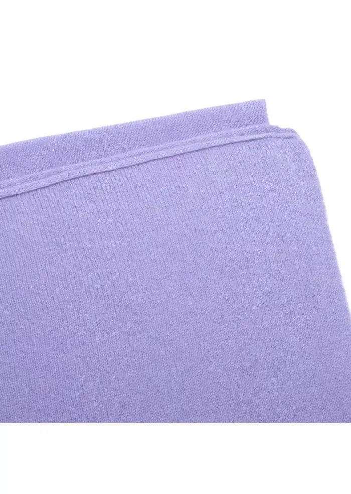 RIVIERA CASHMERE | SCIARPA RASATA LILLA Negozio online di fabbrica