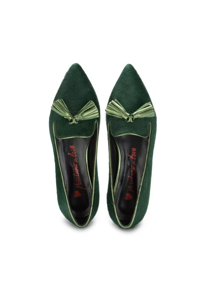 POSITANO IN LOVE | BALLERINE LUISA CAVALLINO VERDE Fornitura limitata