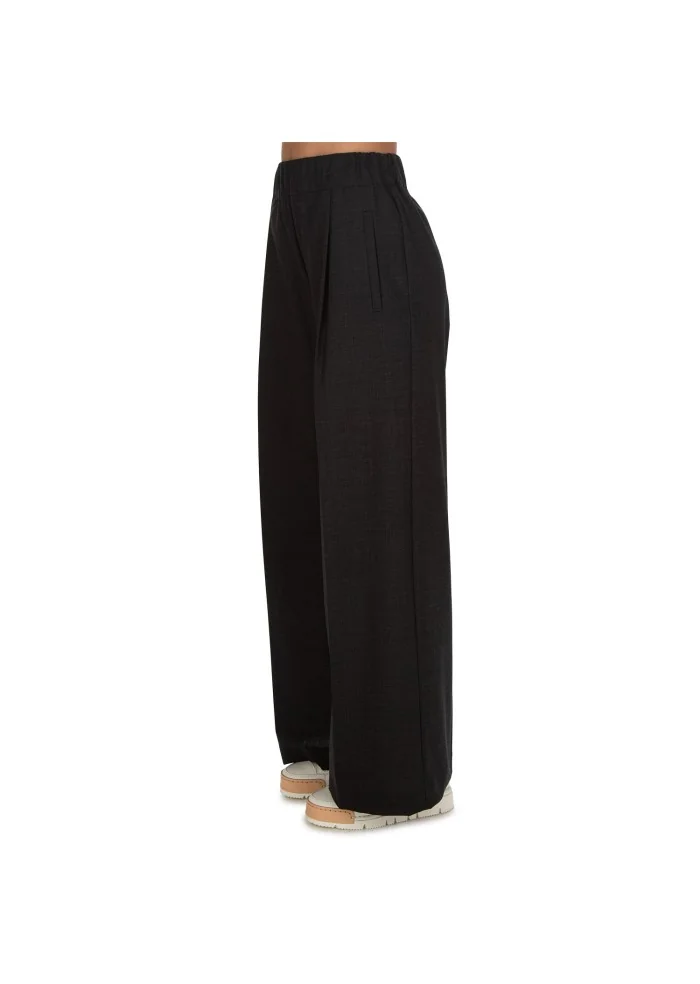 SEMICOUTURE | PANTALONI GAMBA LARGA GRIGIO ANTRACITE Lightning offer