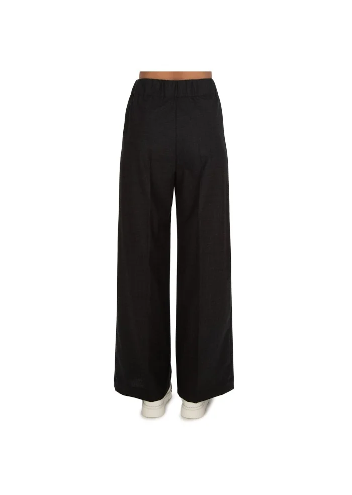 SEMICOUTURE | PANTALONI GAMBA LARGA GRIGIO ANTRACITE Lightning offer