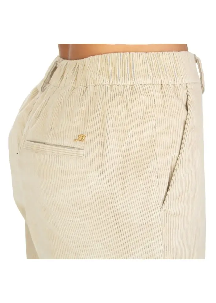 MASON'S | PANTALONI NEW YORK COZY STRAIGHT BEIGE Comprane uno, ottenene uno gratis