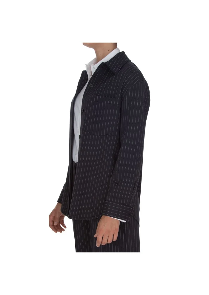 KARTIKA | CAMICIA RIGHE TASCHINA BLU Offerta settimanale