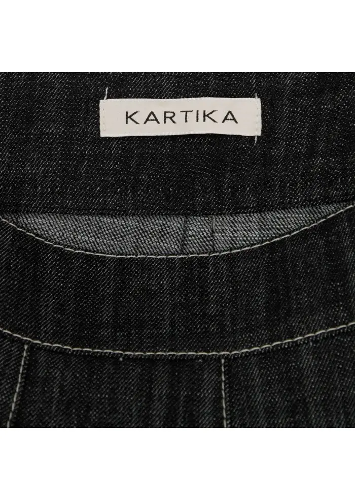 KARTIKA | GONNA LUNGA BALZE NERO Rilascio limitato