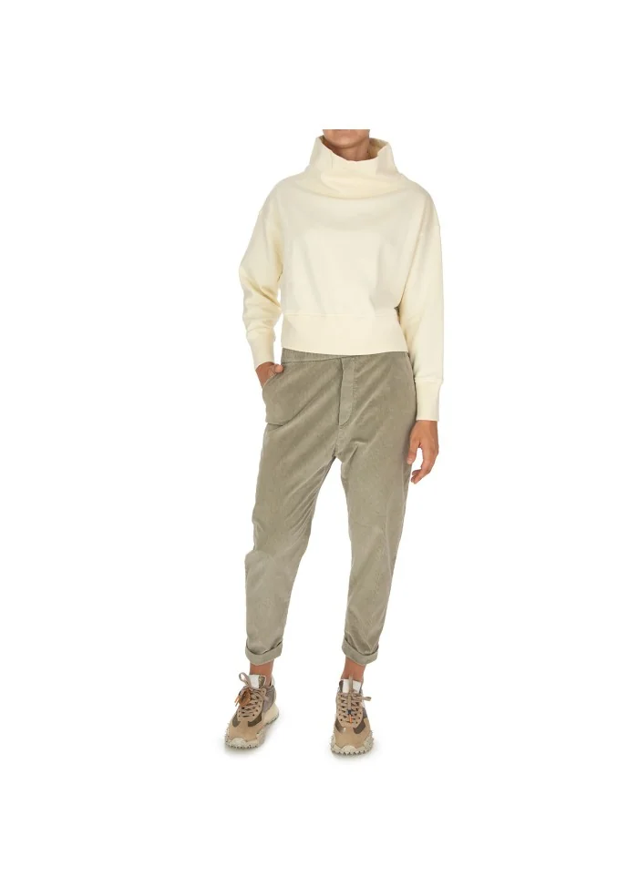 NOUMENO CONCEPT | MAGLIONE COLLO ALTO BIANCO PANNA Latest stili