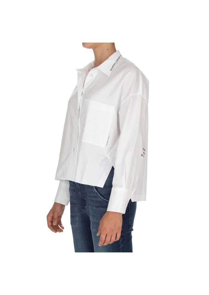NOUMENO CONCEPT | CAMICIA ASIMMETRICA BIANCO Only for today