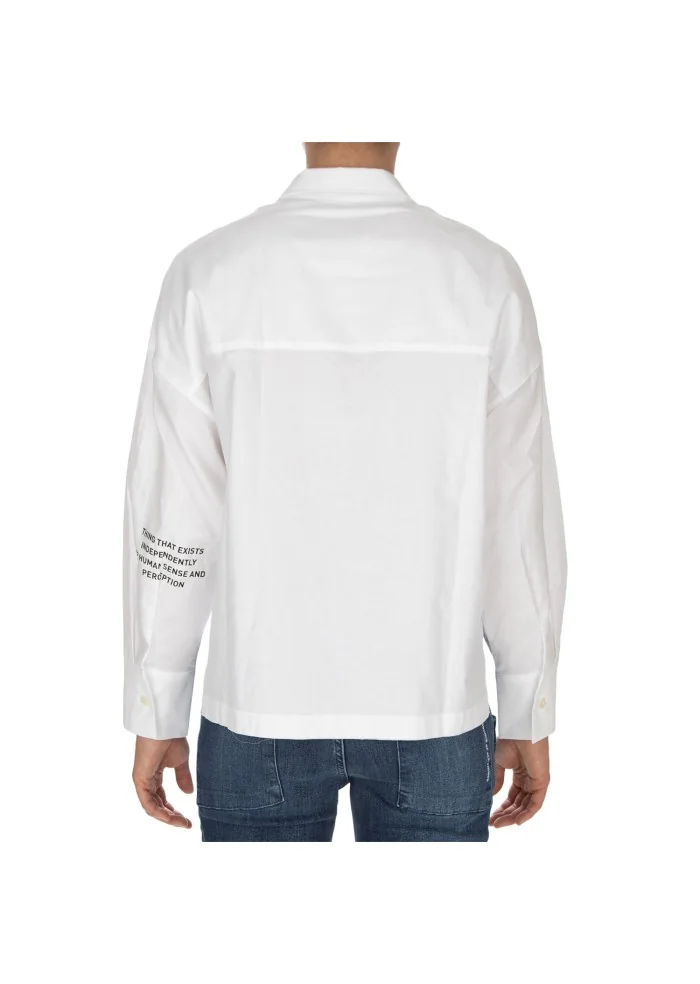 NOUMENO CONCEPT | CAMICIA ASIMMETRICA BIANCO Only for today