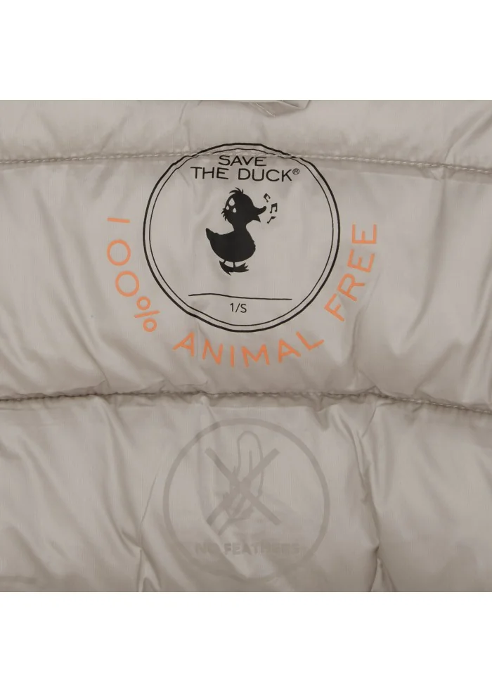 SAVE THE DUCK | PIUMINO IRIS19 LYDIA BEIGE Sostegno trimestrale