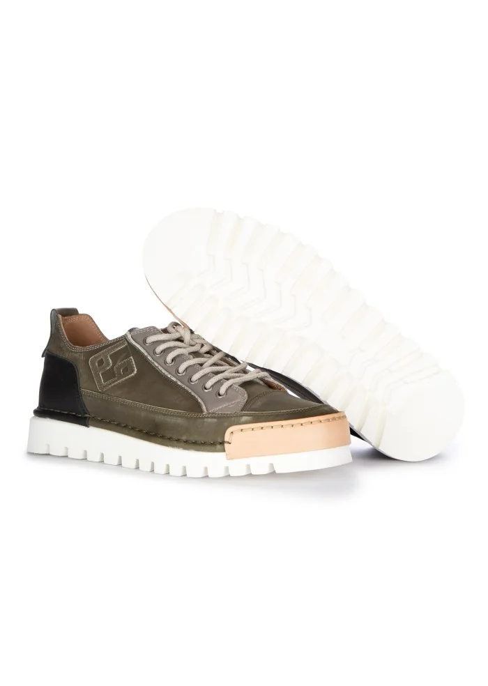 BNG REAL SHOES | SNEAKERS LA PATCH MILITARE VERDE Discount Store per i nuovi prodotti