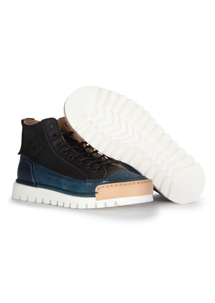 BNG REAL SHOES | SNEAKERS ALTE LA NIGHT BLU NERO Solo un giorno rimasto