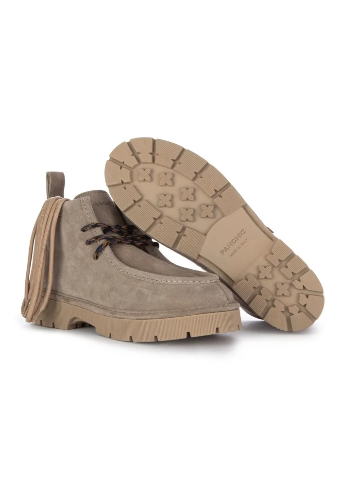 PANCHIC | STIVALETTI ALLACCIATI CREEPER GRIGIO Trasporto libero internazionale