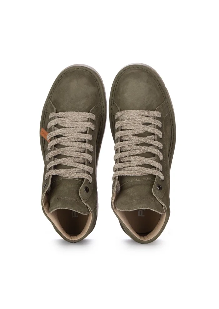 PANCHIC | SNEAKERS ALTE PELLE VERDE Officina