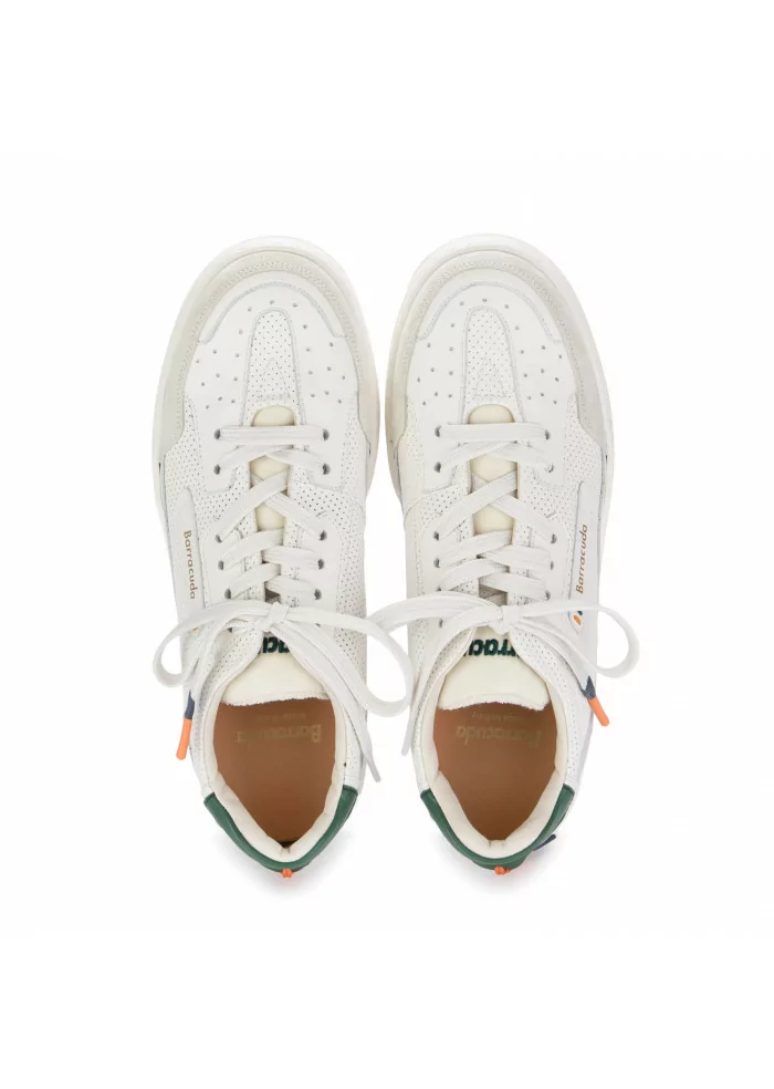 BARRACUDA | SNEAKERS EARVING PELLE BIANCO MARMO Qualità Garantita
