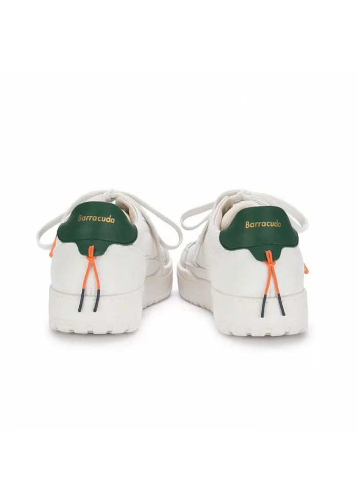 BARRACUDA | SNEAKERS EARVING PELLE BIANCO MARMO Qualità Garantita
