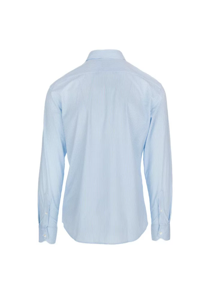 TRAIANO | CAMICIA A RIGHE AZZURRO BIANCO Fino Al -60%