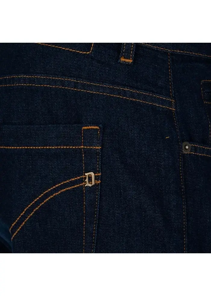 DONDUP | JEANS GEORGE SLIM FIT BLU SCURO Affare Del Giorno
