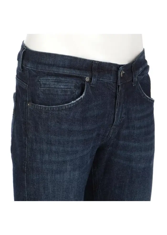 DONDUP | JEANS GEORGE SKINNY BLU SCURO Sottocosto