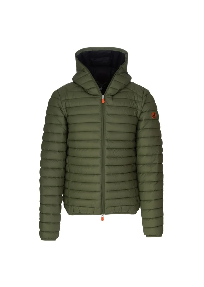 SAVE THE DUCK | PIUMINO GIGA18 DONALD VERDE OLIVA Novità