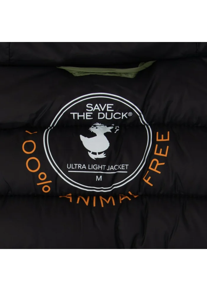 SAVE THE DUCK | PIUMINO GIGA18 DONALD VERDE OLIVA Novità