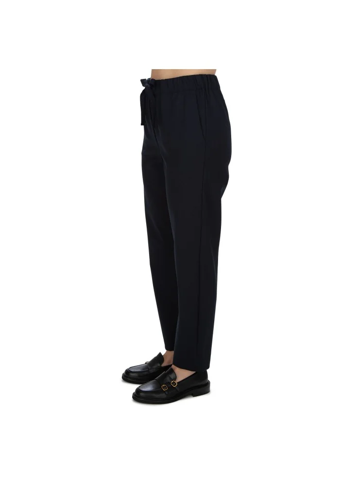 SEMICOUTURE | PANTALONI VITA ELASTICIZZATA BLU Economico