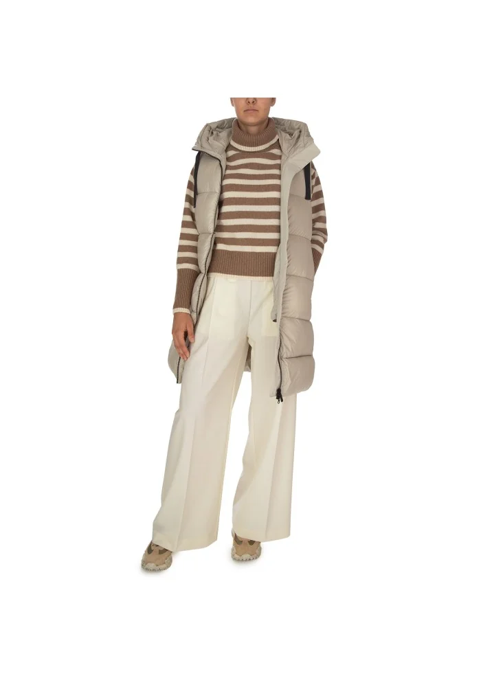 SEMICOUTURE | MAGLIONE A RIGHE MARRONE BEIGE Hotsell