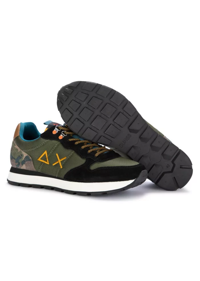 SUN68 | SNEAKERS TOM GOES CAMPING VERDE MILITARE Nuova
