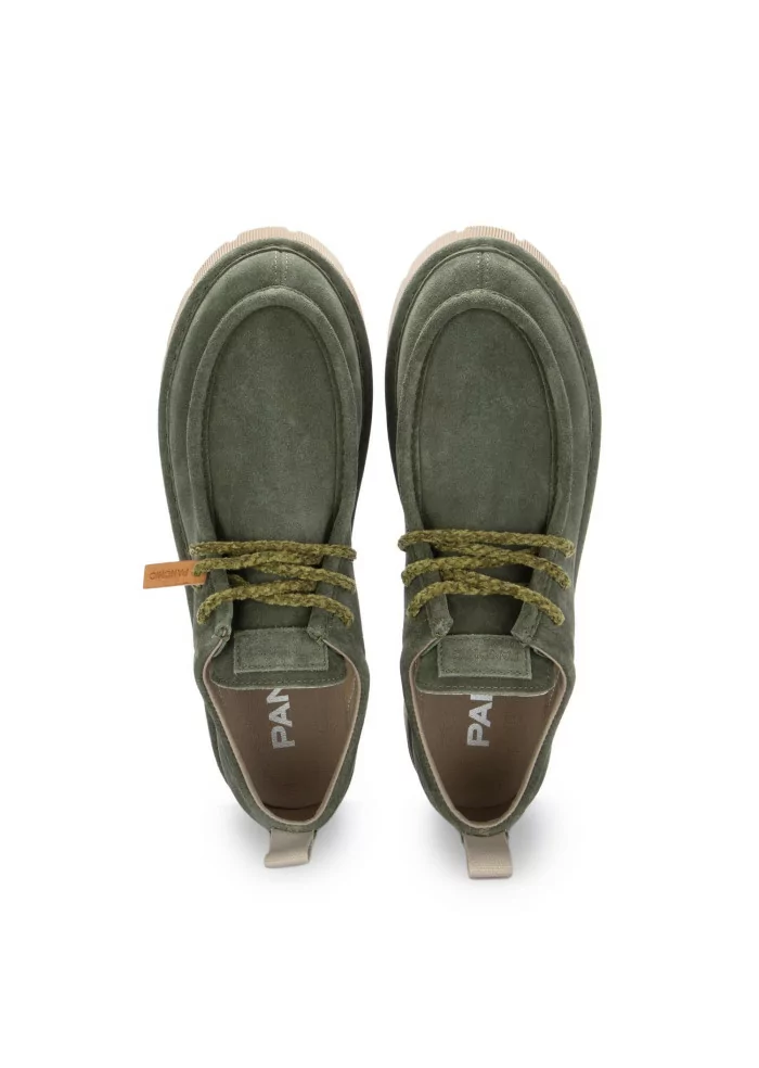 PANCHIC | SCARPE BASSE CAMOSCIO VERDE SCURO Moda
