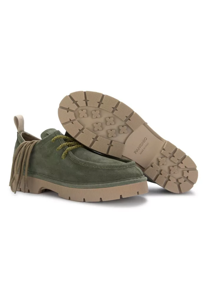 PANCHIC | SCARPE BASSE CAMOSCIO VERDE SCURO Moda