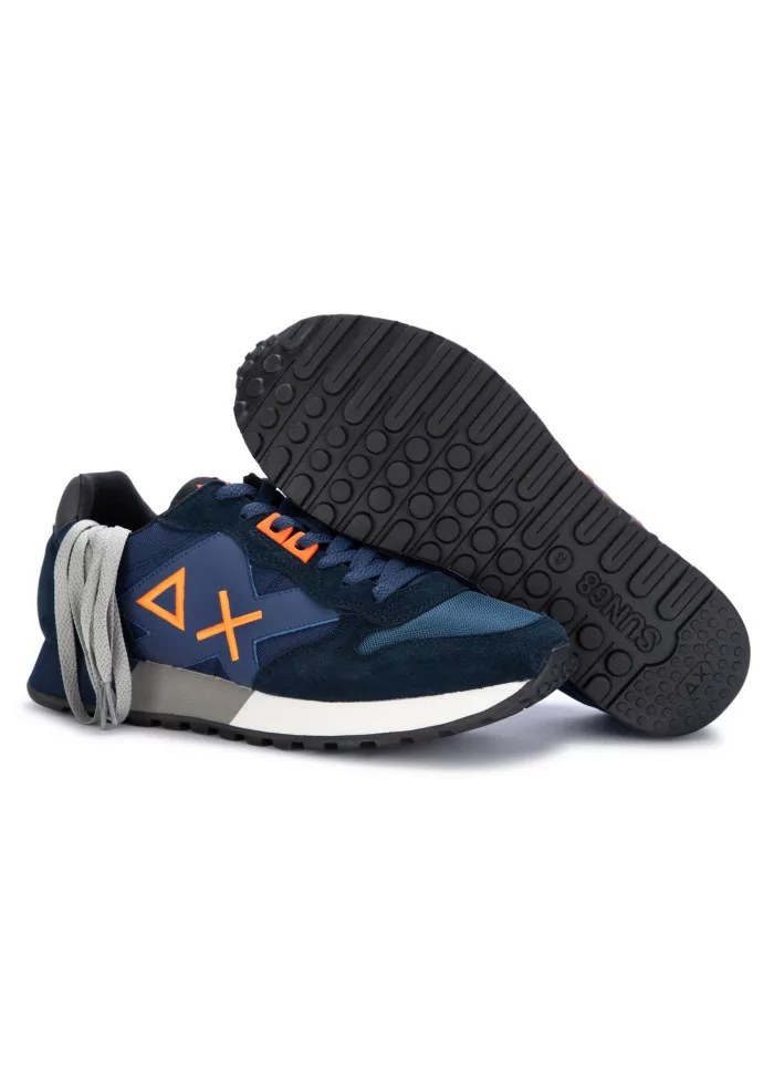 SUN68 | SNEAKERS JAKI FLUO BLU NAVY Prezzo di fabbrica