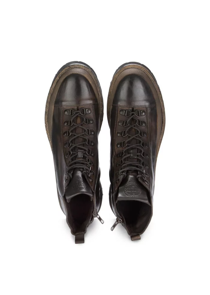 PAWELK'S | SCARPONCINI CRUST PELLE MARRONE SCURO Offerta speciale