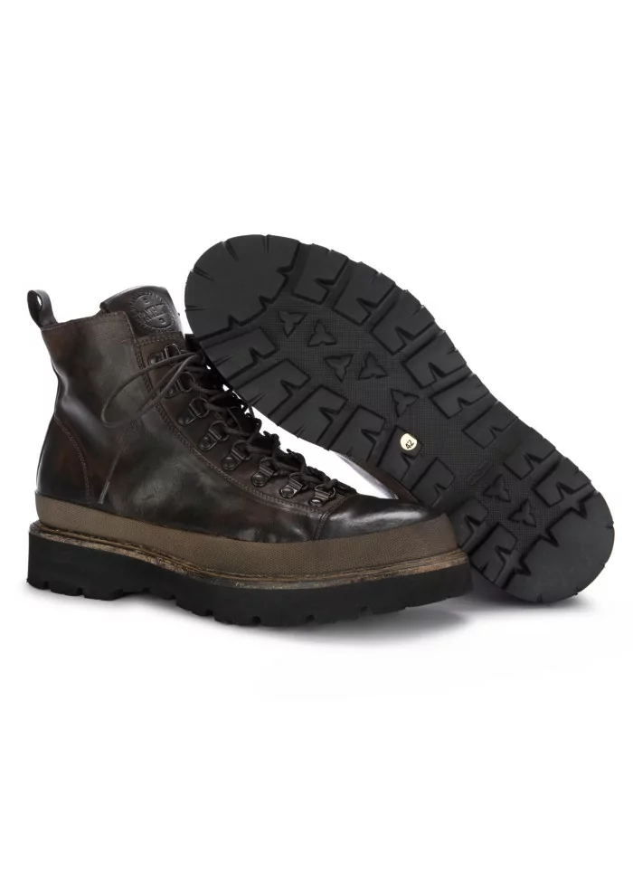 PAWELK'S | SCARPONCINI CRUST PELLE MARRONE SCURO Offerta speciale