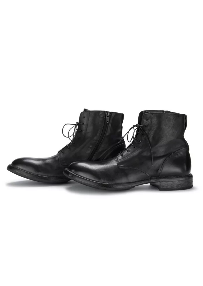 MOMA | STIVALI TRONCHETTO PELLE CUSNA NERO Flash Sale
