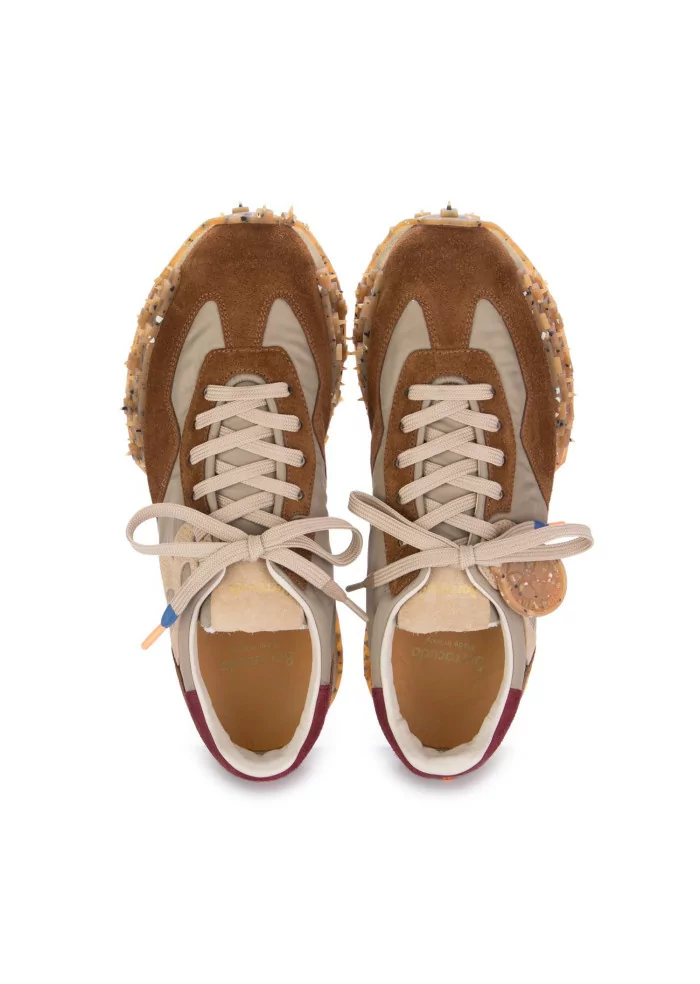 BARRACUDA | SNEAKERS CAMOSCIO NYLON MARRONE TORTORA Fornitura limitata
