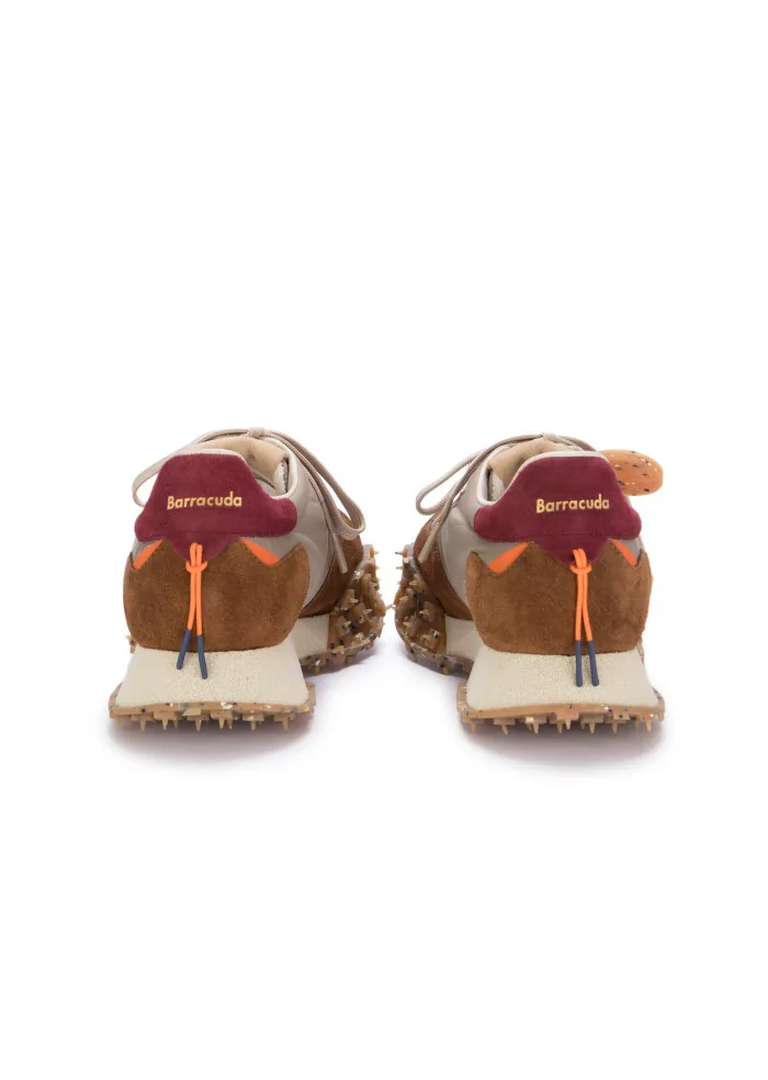 BARRACUDA | SNEAKERS CAMOSCIO NYLON MARRONE TORTORA Fornitura limitata