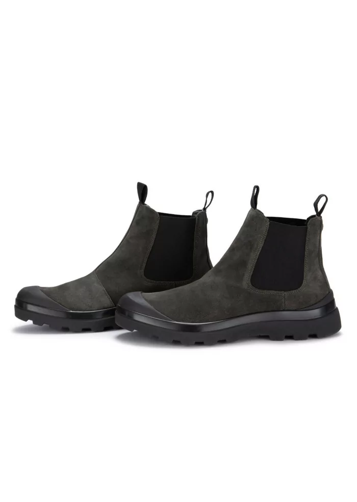PANCHIC | STIVALETTI CHELSEA CAMOSCIO GRIGIO SCURO Offerta San Valentino