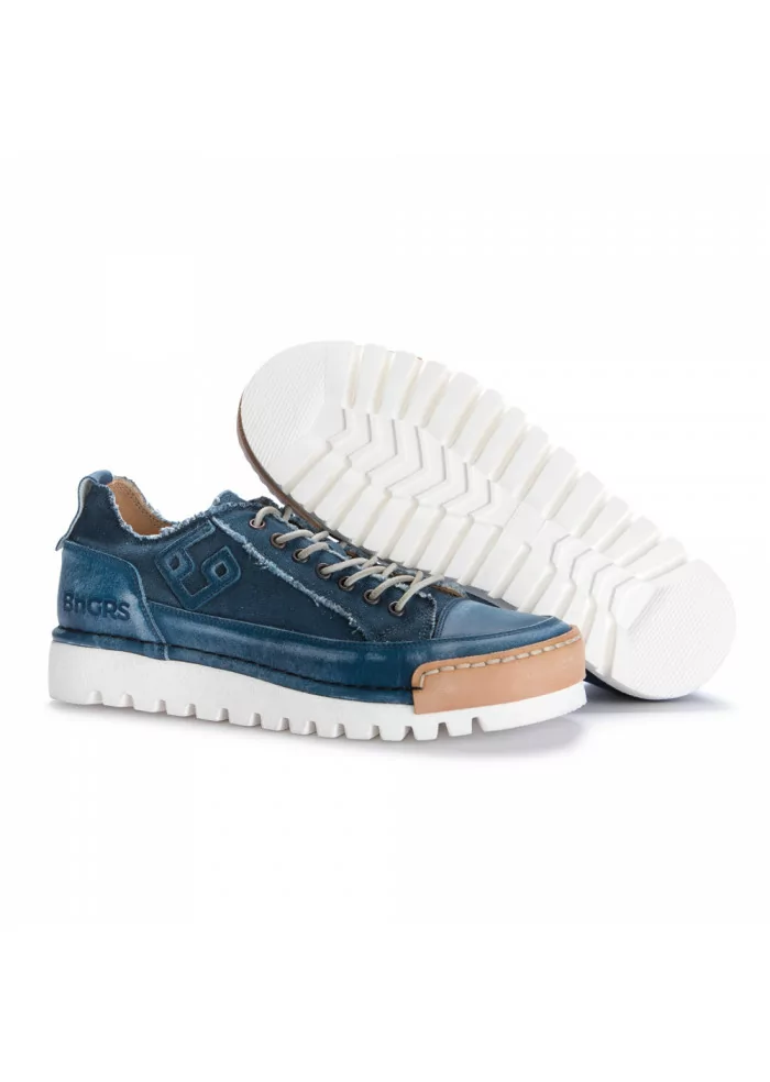 BNG REAL SHOES | SNEAKERS "LA JEANS" CANVAS BLU Latest fashion