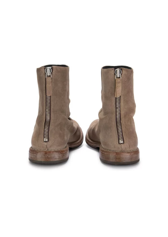 MOMA | STIVALETTI PELLE CAMOSCIO ZIP BEIGE Offerte esclusive