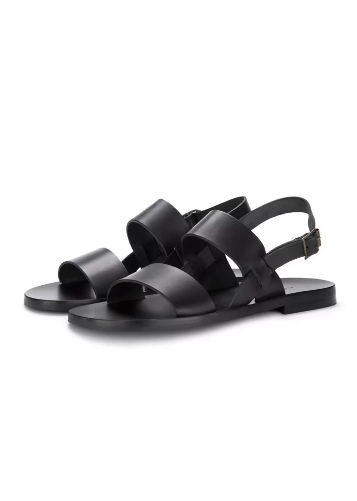 MANOVIA 52 | SANDALI CINTURINO PELLE NERO Nuovi prodotti