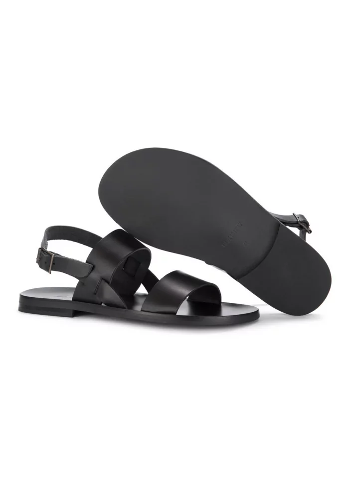 MANOVIA 52 | SANDALI CINTURINO PELLE NERO Nuovi prodotti