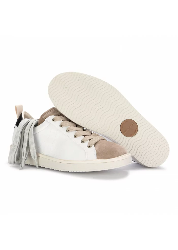 PANCHIC | SNEAKERS ECO-PELLE BIANCO BEIGE Liquidazione